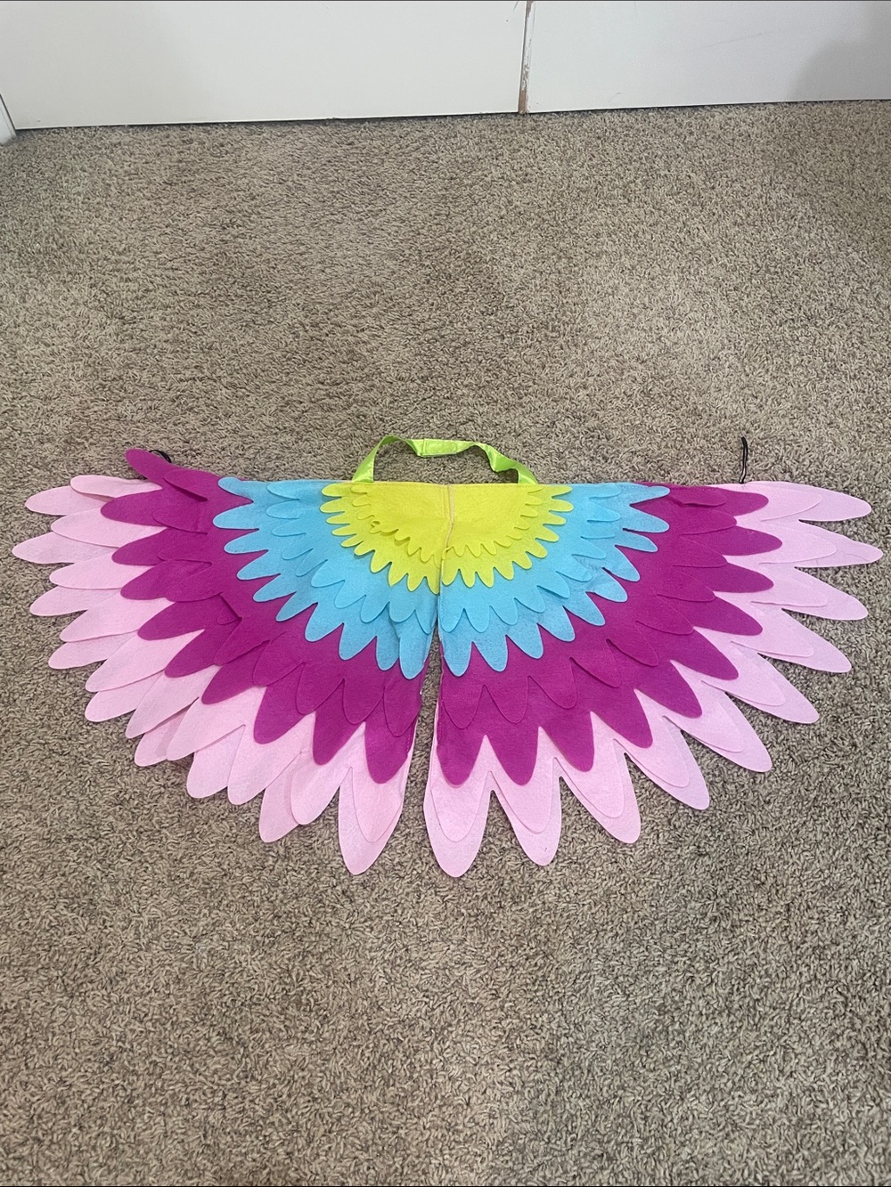 Target Kids Felt Bird Wings Cape - Pink, Purple, Blue, Yellow, Green